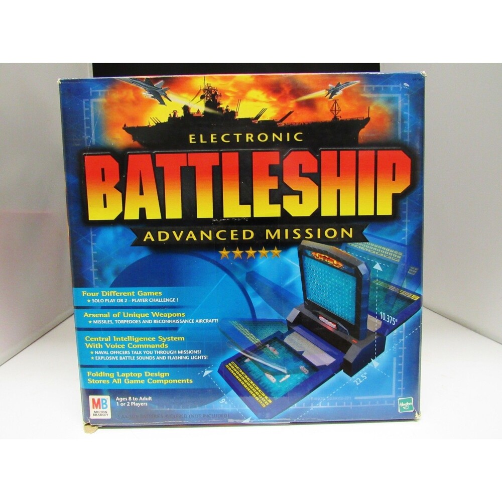 2000 Electronic Battleship Advanced Mission No instruction book Milton Bradley